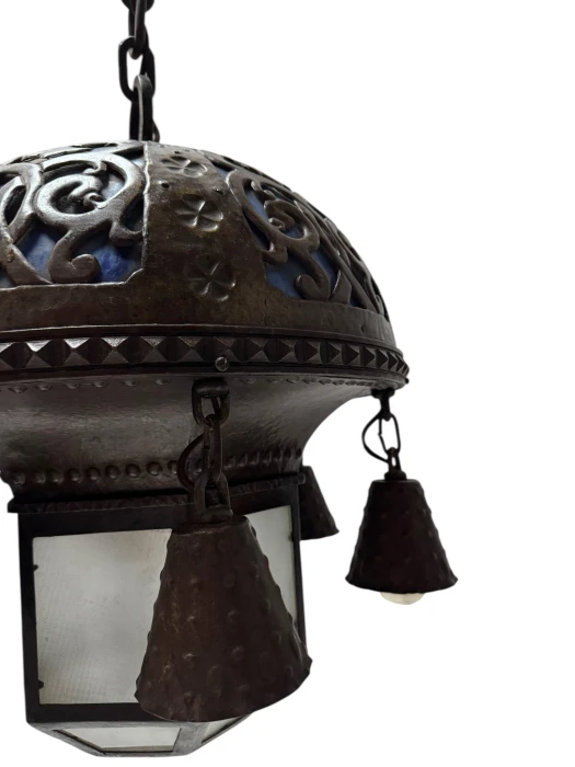 Vienna Secession Art Nouveau Chandelier Austria, 1900s